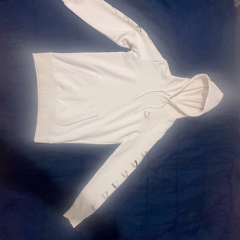 White Hoodie Sweater